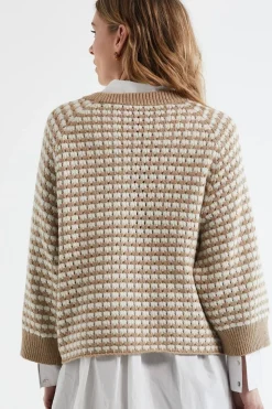 Zaket & Plover Texture Jumper | Camel
